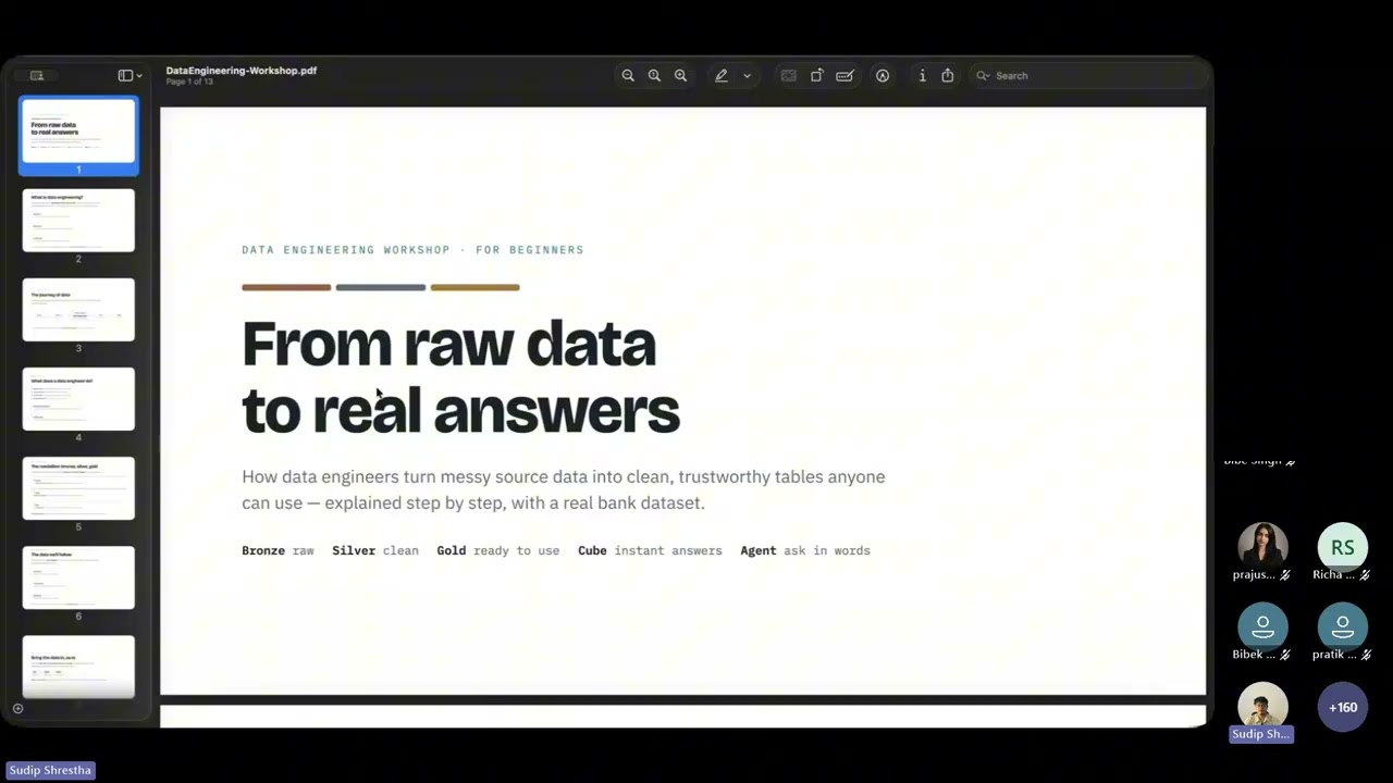 FREE Workshop: Data Engineering with AI Live Online Webinar