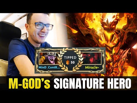 MIRACLE's signature hero Shadowfiend vs Mind_Control - 20min GEGE