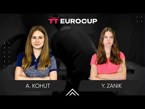 18:00 Alina Kohut - Yulianna Zanik 24.10.2025 TT Euro.Cup Women Ukraine Star. TABLE 3