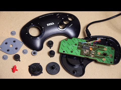 Defective MEGA DRIVE CONTROLLER - Cleaning & Repair (LSTlog #5) [4K]