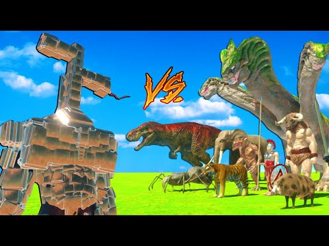 MEGA SIREN HEAD VS EVERY UNIT ARMY! (Animal Revolt Battle Simulator)