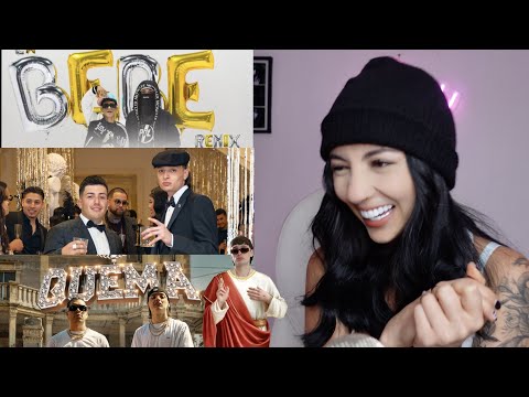 Reacción por PRIMERA VEZ a PESO PLUMA (Yng Lvcas & Peso Pluma - La Bebe, Ella Baila Sola, QUEMA)