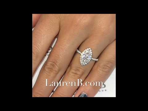 1.20 ct Marquise Diamond Engagement Ring