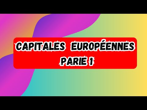 QUIZZ des capitales européennes
