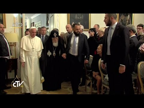 Le Pape François rencontre le Patriarche SS Ilia II