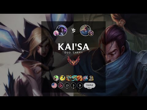 Kai'Sa ADC vs Yasuo - NA Grandmaster Patch 12.12