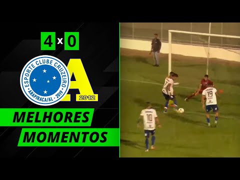 Cruzeiro-AL beats Aliança 4-0 in the Alagoas Cup