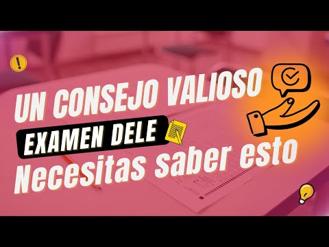 Cómo tener menos errores en la PRUEBA ESCRITA - examen DELE