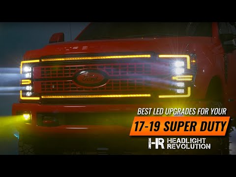 The BEST LED Upgrades for your 2017-2019 Superduty | Headlight Revolution Light Overview