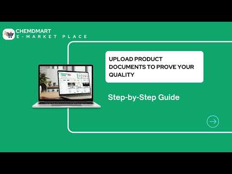 How to Upload Product Documents & Prove Quality | ChemDmart Step-by-Step Guide