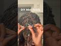 DIY Mini Twists With Hair Added
