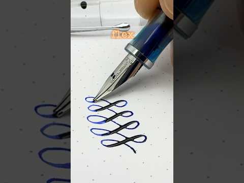 Noodler’s Triple Tail fountain pen inked with Waterman Serenity Blue