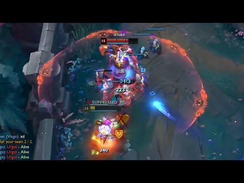 THE TEEMO TAUNT DID NOT WORKED ON THIS URGOT