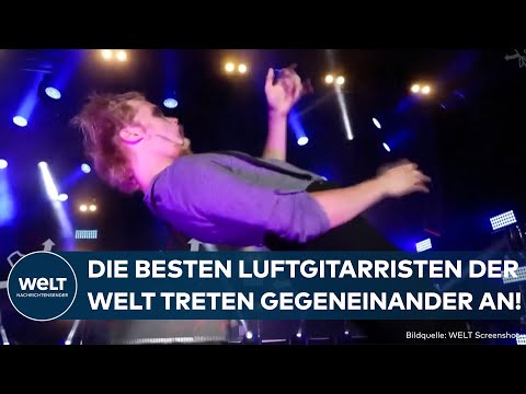 FINNLAND: Verrückte Outfits und große Show! Luftgitarren-WM begeistert Fans in Oulu