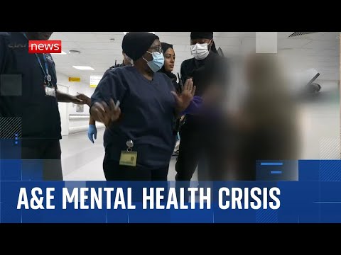 Sky News visits A&E ward in midst of a mental health crisis