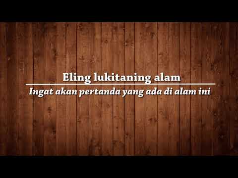 Tembang Macapat Kinanthi - Lirik dan Terjemahan