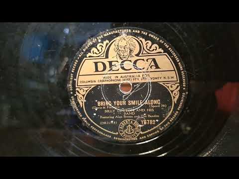 Bring Your Smile Along. Billy Cotton & His Band. Alan Breeze. Decca 78rpm Record from 1956. HMV 156