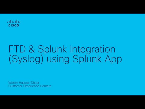 Ftd Splunk Integration Syslog Using Splunk App