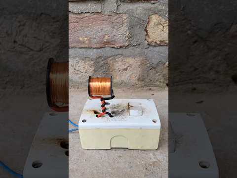what will happen? electrical experiments | connect copper coil to electricity. Do Not Try.