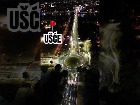 Ušće Beograd - Kružni tok Ušće DRON