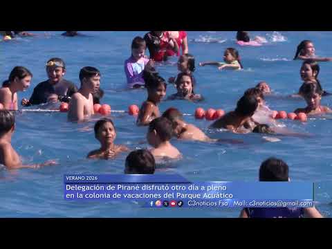 NIÑAS/NIÑOS DE PIRANÉ DISFRUTARON DEL PARQUE ACUÁTICO DE FORMOSA