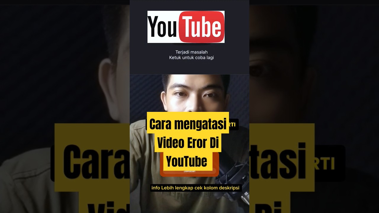 CARA MENGATASI EROR PADA VIDEO YOUTUBE #shortsfeed #tutorial #youtube #eror #youtubeshorts #trending
