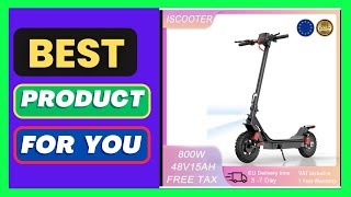 iscooter i10pro Electric Scooter 10 Inch Tire 800W 48V 15Ah