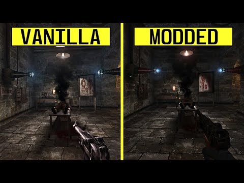 Return to Castle Wolfenstein vs RealRTCW Mod PC RTX 4080 Graphics Comparison