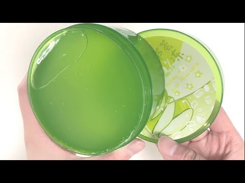 A jar of stinky honey aloe vera jelly 😱😱★ ASMR ★【Luna Slime】