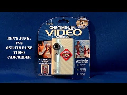 Oddity Archive: Episode 133.5 – Ben’s Junk: CVS One-Time-Use Video Camcorder