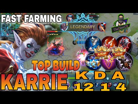 Karrie Top Global Build!! Fast Farm & Late Game Monster – Mobile Legend Bang Bang