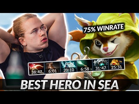 Topson best winrate hero at SEA server