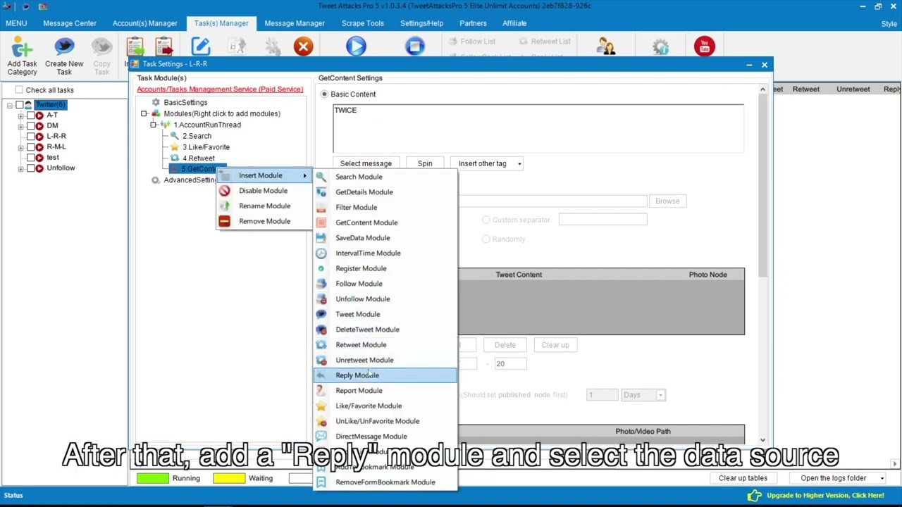 TweetAttacksPro Tutorial: Auto Like, Retweet, and Reply on Twitter