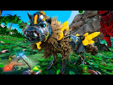 ENCONTREI UM LOBO MYTH-ALIEN!!! --- ARK MYTH #04