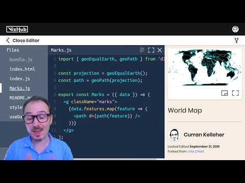 Datavis 2020 Episode 29 - Making a World Map with React & D3