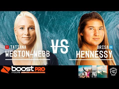 Tatiana Weston-Webb vs. Brisa Hennessy - Round Three, Heat 3 - Boost Mobile Pro Gold Coast 2019