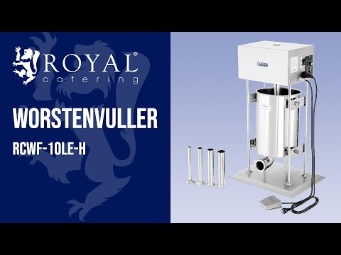 Video - Worstenvuller- 10 Liter - elektrisch