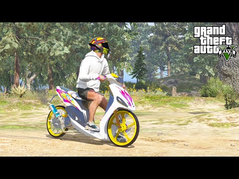 MIO TURBO DRAG BIKE THAILOOK SETTING BUAT BALAP KENCANG NGAB - GTA 5 MOD INDONESIA