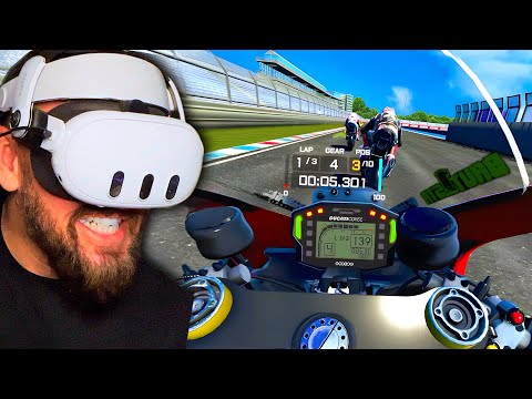 VRIDER SBK Review: The Most IMPRESSIVE VR Racing Game on Meta Quest 3!