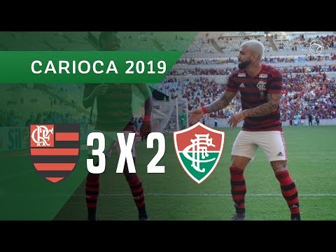 FLAMENGO 3 X 2 FLUMINENSE - GOLS - 24/03 - CAMPEONATO CARIOCA 2019