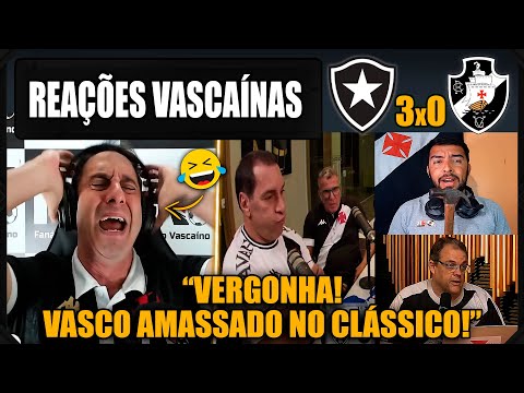 REAÇÕES dos VASCAÍNOS - BOTAFOGO 3x0 VASCO - BRASILEIRÃO - VAMOS RIR DO VASCO!