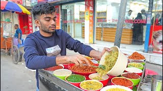 Incredible Street Food! Rice Cake with 13 Unique Spices & Pickle