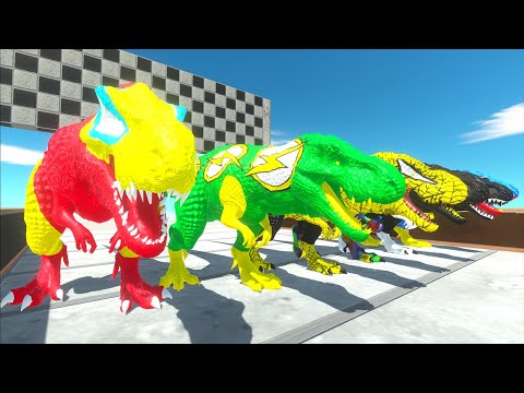 Dark Venom Batman Tyrannosaurus Rex Dc & Marvel Speed Race Championship Jurassic World Evolution