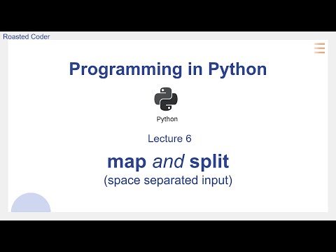 L6 Map And Split Function Programming In Python