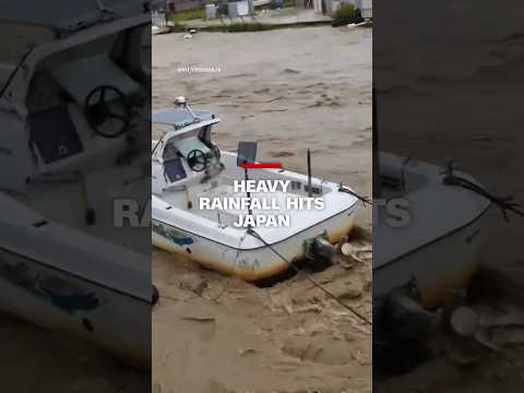 Heavy rainfall hits Japan