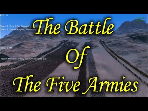 Ultimate Epic Battle Simulator Walkthrough - The Battle of The Five Armies ( UEBS PC Gameplay )