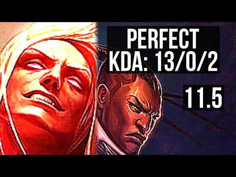 VLADIMIR vs LUCIAN (MID) | 13/0/2, Legendary, 300+ games, 900K mastery | BR Diamond | v11.5
