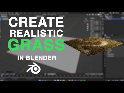 Realistic Grass Tutorial in Blender! Gscatter #blender3d