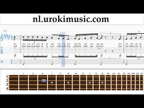 Ukulele Leren Spelen Melodie Ozuna x Romeo Santos - El Farsante Remix Tablatura um-i799