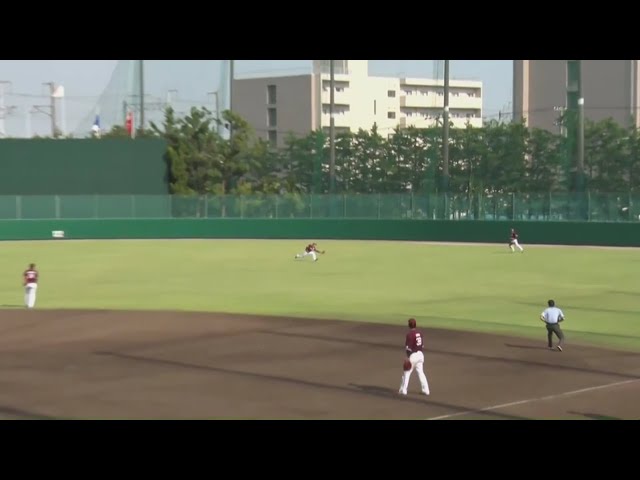 【ファーム】 守備で魅せる!! イーグルス・小郷 スライディングキャッチ!! 2020/8/17 M-E(ファーム)